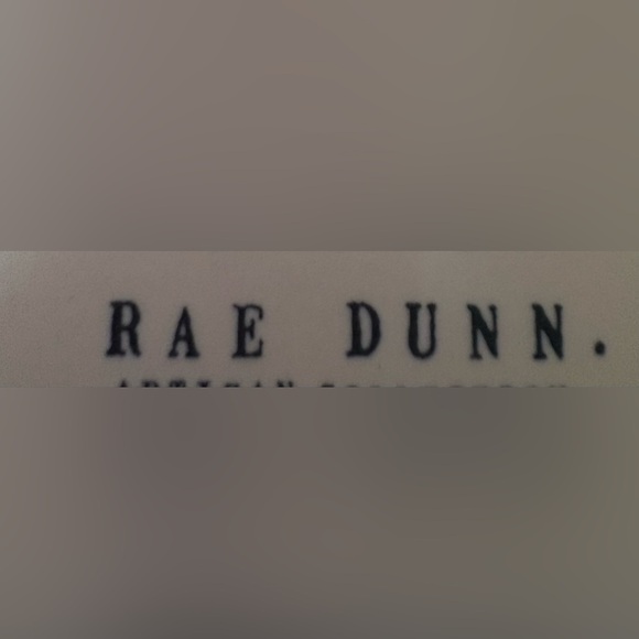 Rae Dunn Ceramic Dog Bowl with Red Interior - Picture 2 of 2